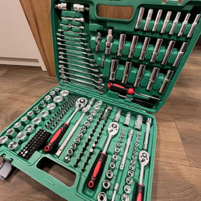 Набір ручних інструментів на 216 предметів для ремонту