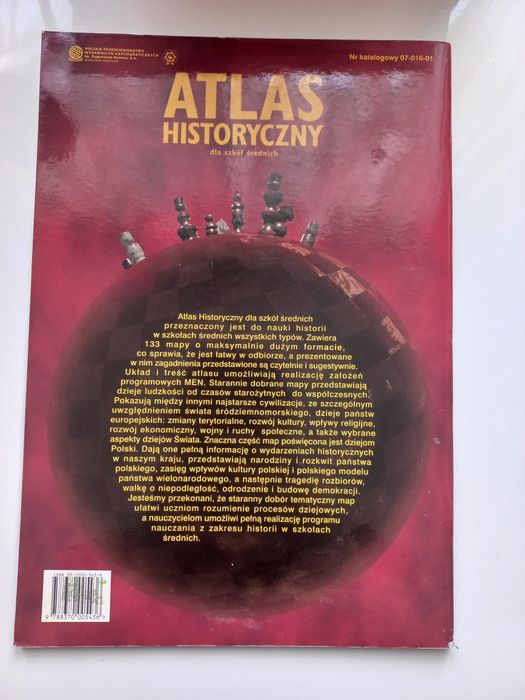 Atlas historyczny dla szkół średnich