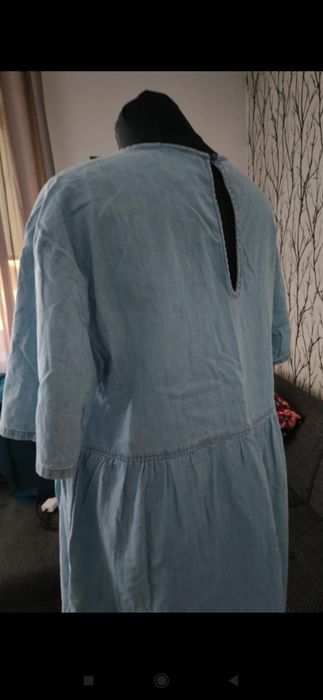 Sukienka dżinsowa baby doll h&M L