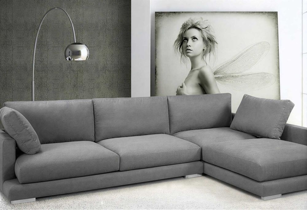 Sofa chillout tecido beje