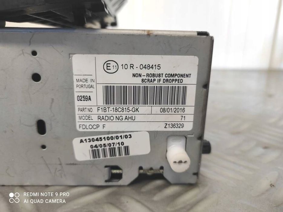 ekran wyświetlacz radia ford focus mk3 ford c-max mk2 f1ft-18b955-gd