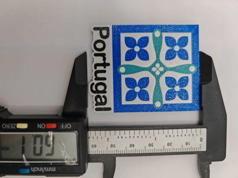 Íman Souvenir Portugal Padrão Azulejo