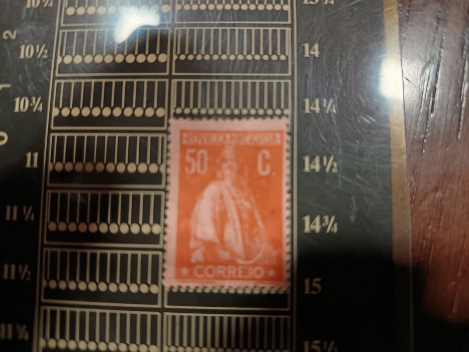 Selo Ceres 50c denteado 15×14