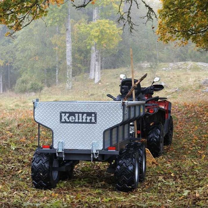Przyczepka ATV Quad Kellfri 1400kg Wywrot  Tandem  CFMOTO Loncin Goes