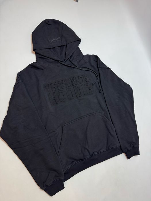 Худі Vetements Embossed Logo M L hoodie balenciaga rick