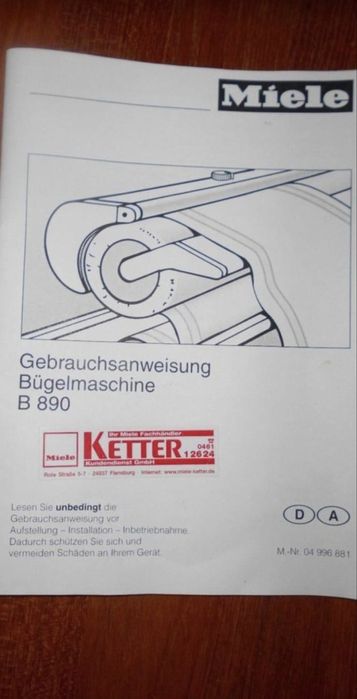 Magiel elektryczny Miele B 890