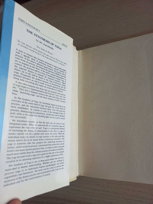 Sri Aurobindo - The Synthesis of Yoga capa dura (portes incluídos)