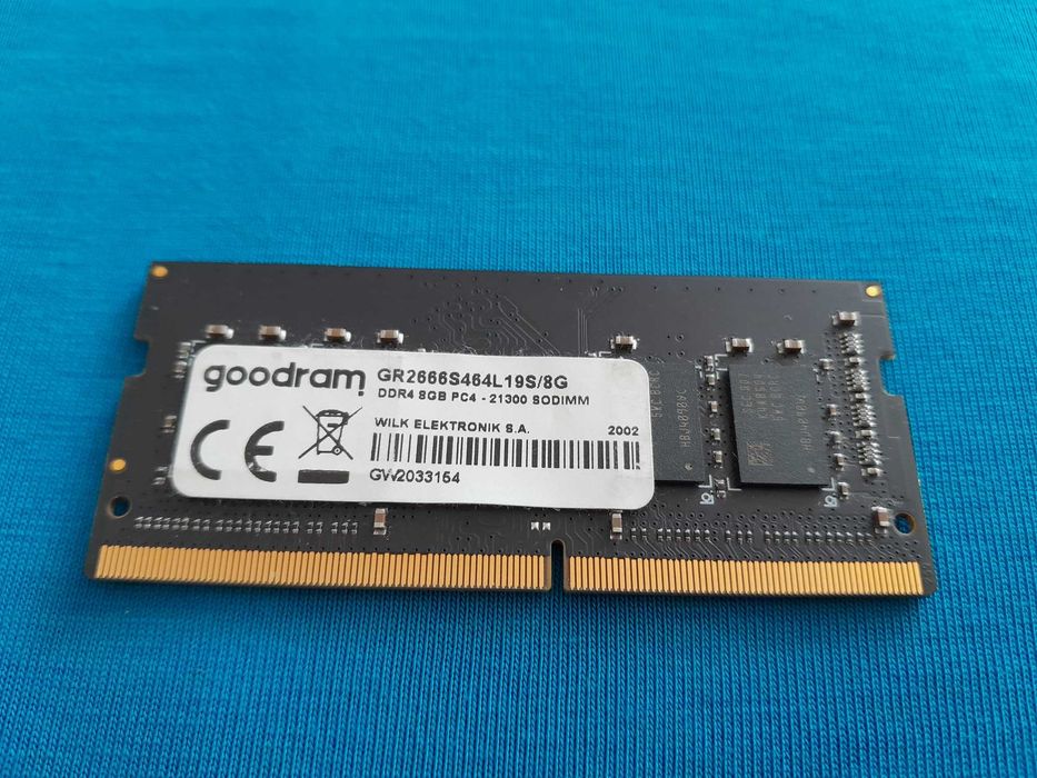 Pamieć ram ddr4 do laptopa 8GB SODIMM PC4