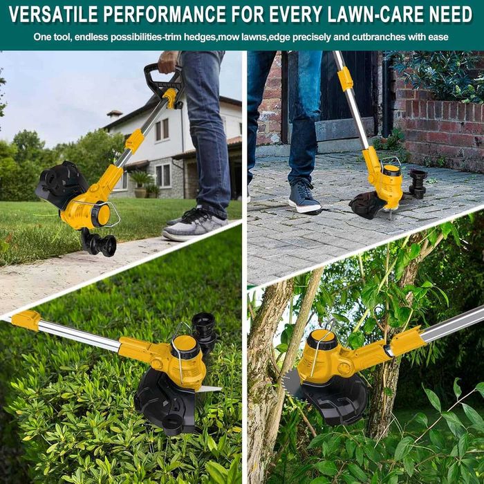 Podkaszarka do trawy, kompatybilna z akumulatorami Makita, 5 ostrzy