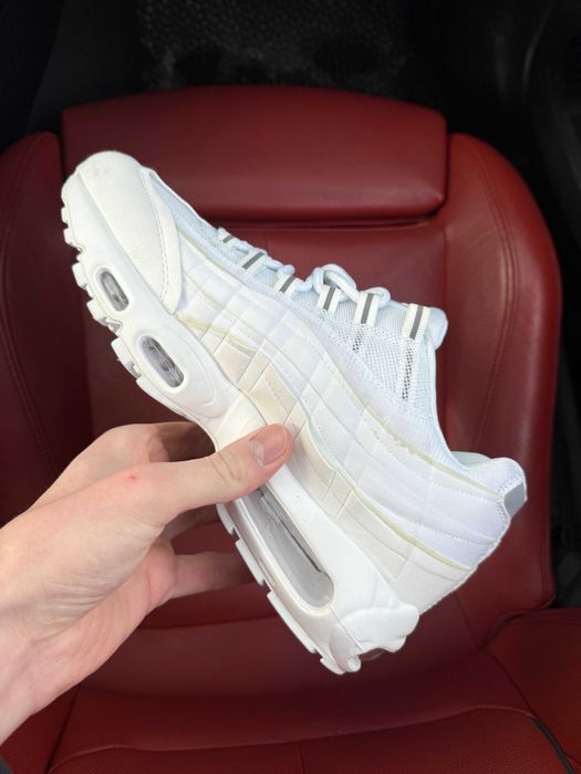 (ОПЛАТА ПІСЛЯ ОГЛЯДУ)Nike Air Max 95 x CDG White Найк Аір Макс 95