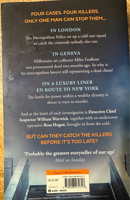 JEFFREY ARCHER Over My Dead Body книга