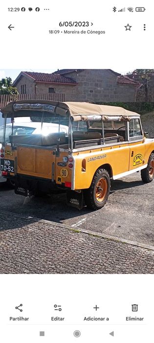 Land Rover Serie com 9 lugares de livrete