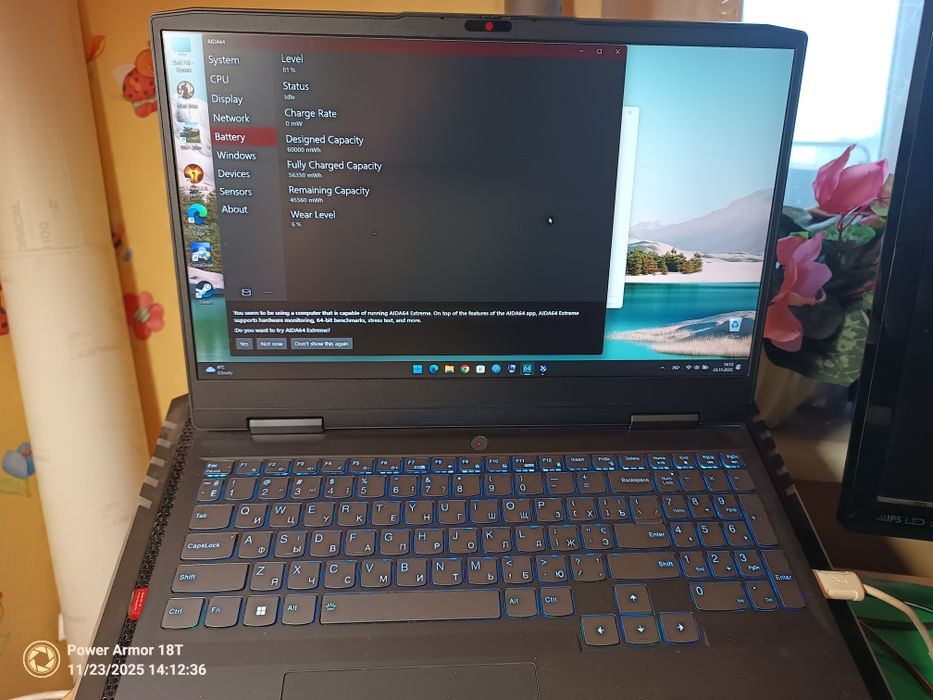 Ігровий Ноутбук Lenovo ideapad Gaming 3 15IAH7 Onyx Grey