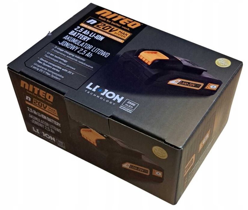 Akumulator Li-Ion Niteo Tools 20 V 2,5 Ah