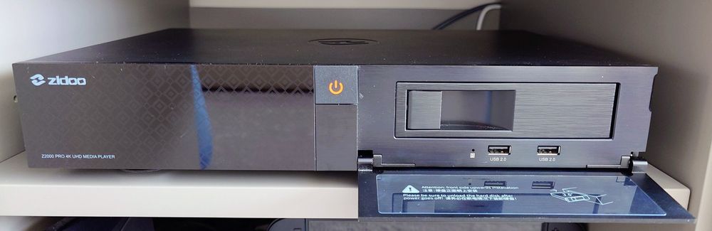 Zidoo Z2000 Pro 4K Media Player - Como novo!