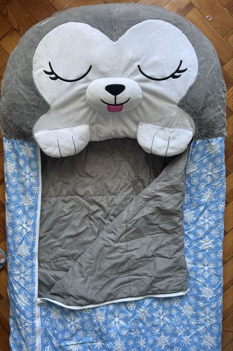 Saco cama criança c/ peluche
