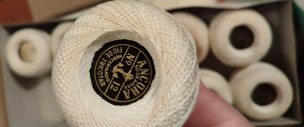 Novelos Âncora e DMC para Crochet