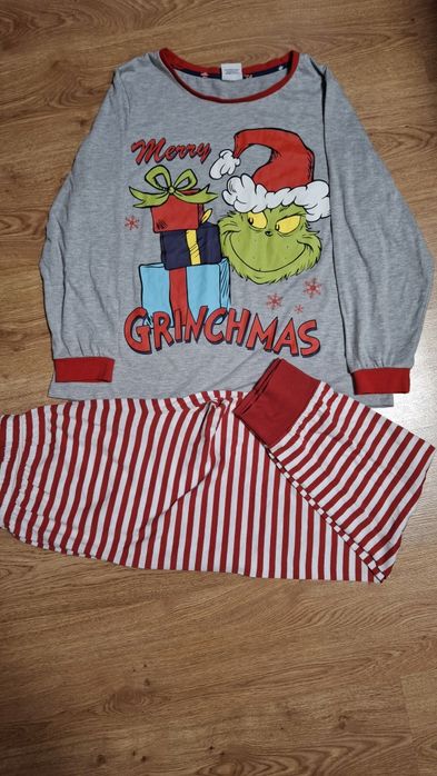 Піжама новорічна жіноча-чоловіча. Грінч. Grinch