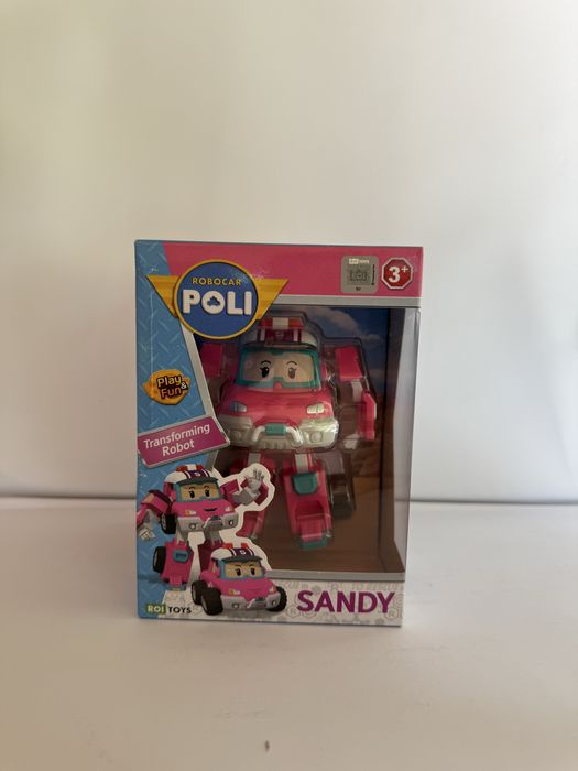 Poli robocar Полі поли робокар машинка-трасформер Хеллі Сенді Ембер Ба
