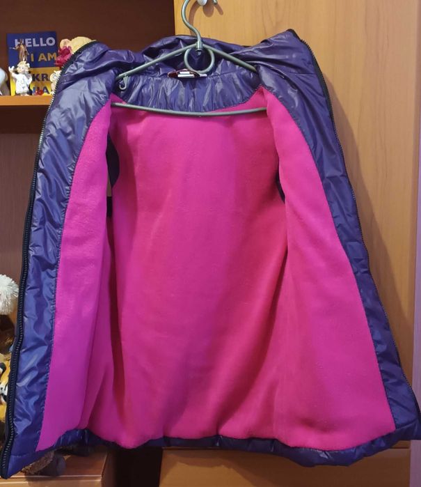 Жилетка утеплена для дівчинки