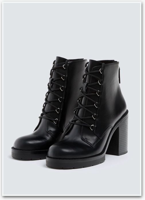 Botas salto PULL&BEAR tam 38