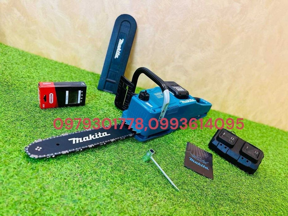 Цепная пила Безщіткова Makita DUC361BL (36V-9Ah) Ручная электропила