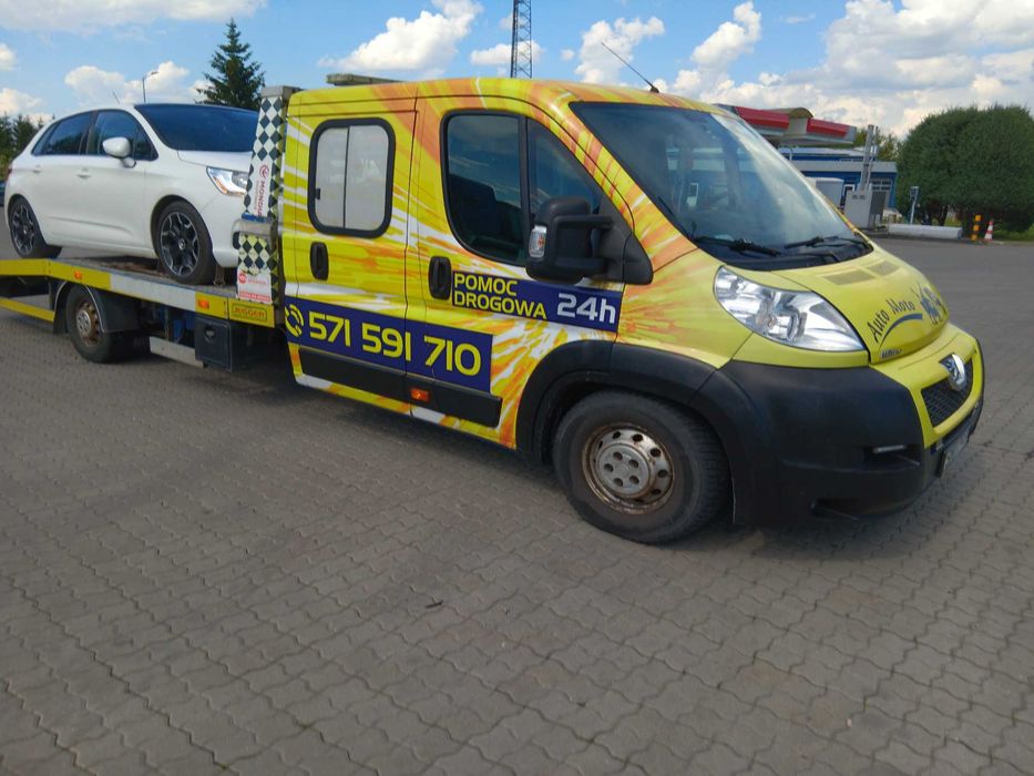 Pomoc Drogowa Toruń Łysomice 24H Laweta Autostrada A1 Lubicz