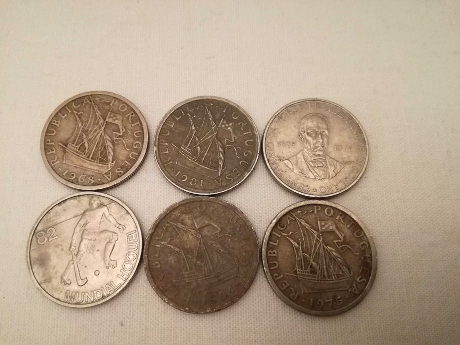 Moedas de 2$50 Escudos