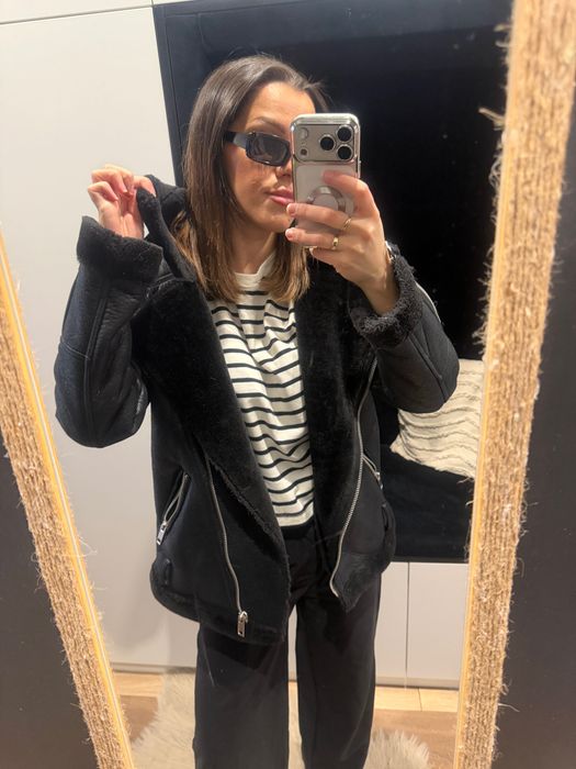 Kurtka zimowa przejściowa pilotka ramoneska