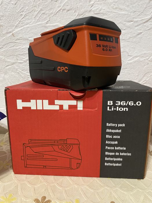 Hilti B22/2,6/4,0/5,2/8,0-/B 36 -6, 0 литиевая батарея 2024