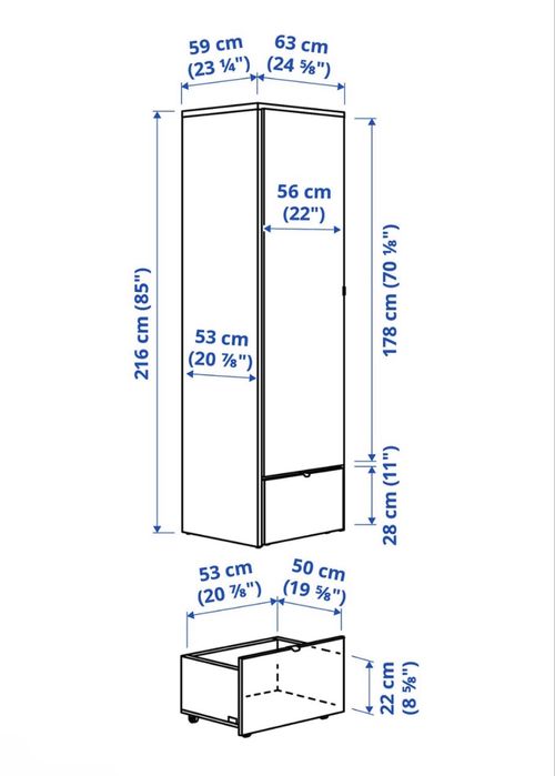 Szafa Visthus IKEA