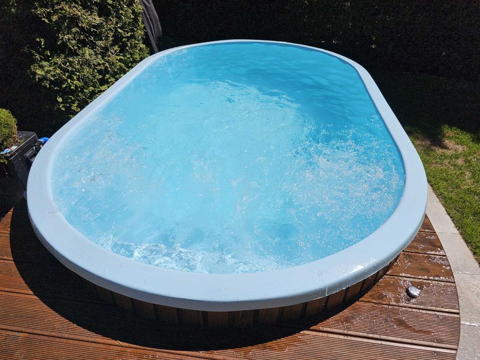 Basen Ogrodowy Jacuzzi Ogrodowe Bania Wanna Oczko Wodne Niecka Balia