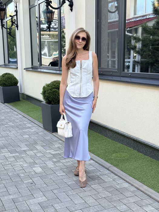 Джинсовий корсет