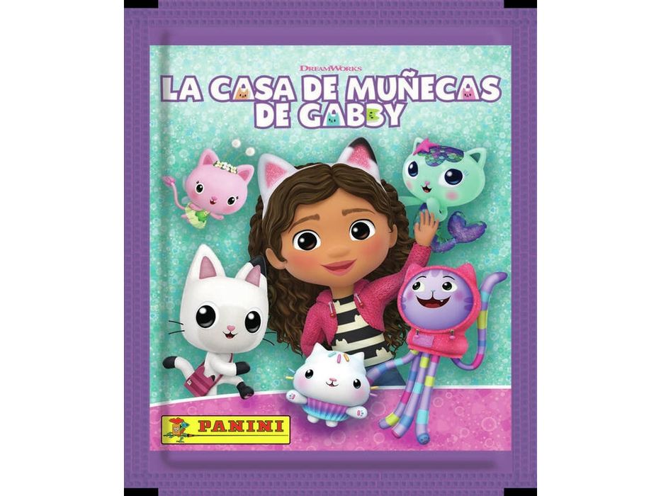 8 Saquetas - Cromos/Autocolantes GABBY - A Casa de Bonecas