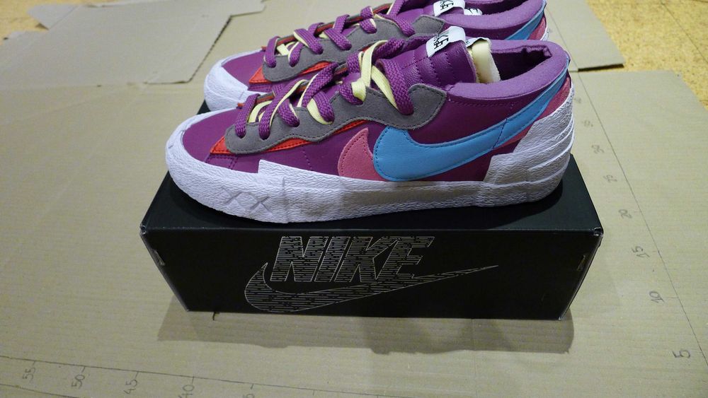 Nike Kaws Sacai Blazer Low Purple 44