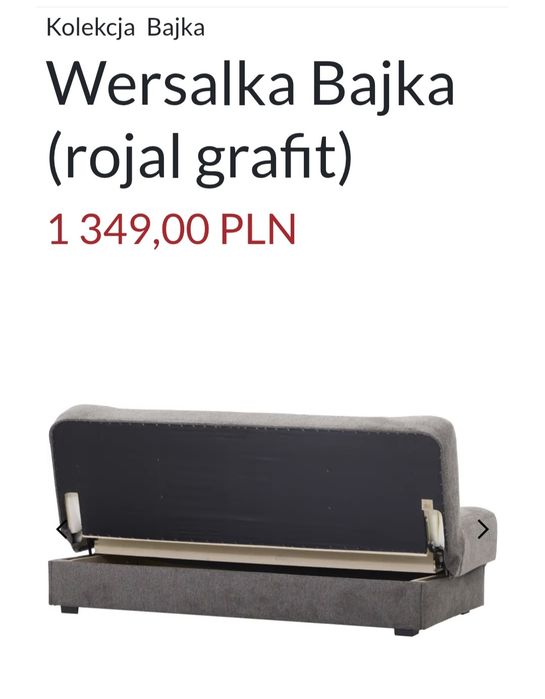 Wersalka „Bajka” (Bodzio) – stan dobry, Szczecin (ul. Potulicka)