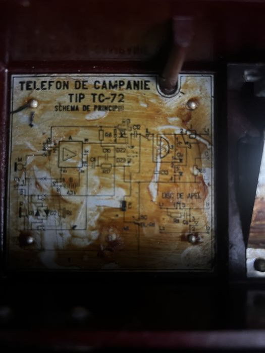 Telefony polowe dwie sztuki