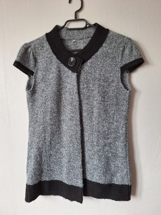 Sweter, kardigan z domieszką wełny XL