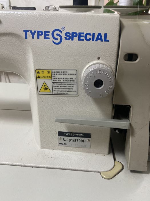 Швейная машинка средне тяжелого класса бесшумная производственная