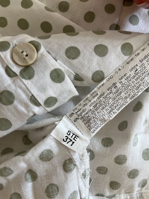 Camisa da Zara em linho e algodão
