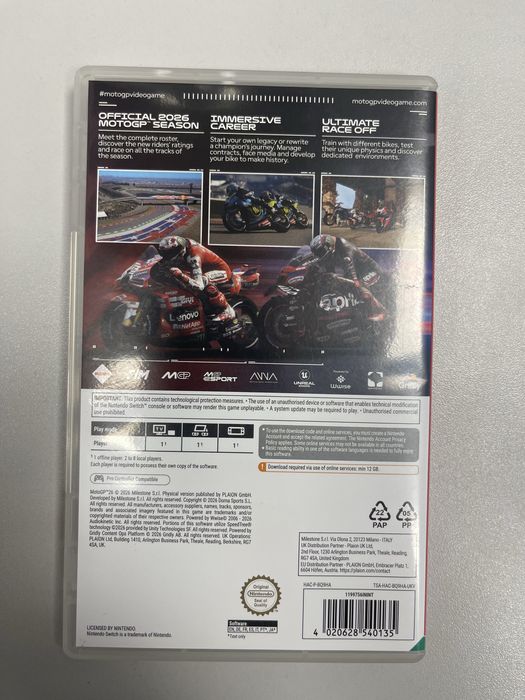 Moto GP Nintendo Switch