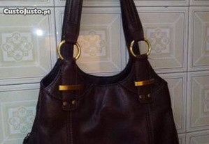 Mala vintage pele genuína  Wilsons Leather cor castanho - ÚLTIMOS DIA