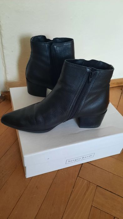 Skórzane botki Sergio Bardi r. 37