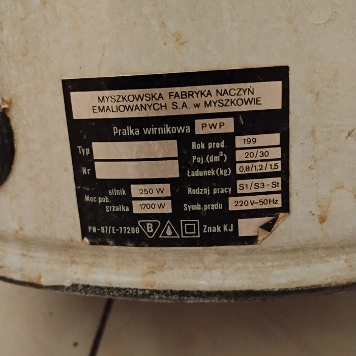 Pralka Frania eksponat antyk