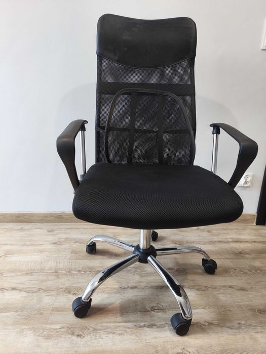 Krzesło obrotowe na kółkach # fotel biurowy siatkowy # JYSK BILLUM