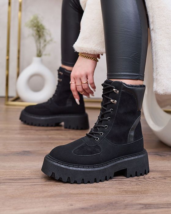 36 37 38 glany 39 40 41 workery botki na platformie z futerkiem wiązan