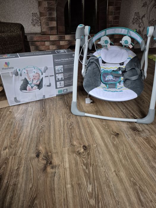Дитячий шезлонг гойдалка / гойдалка / колиска / електронні гойдалки