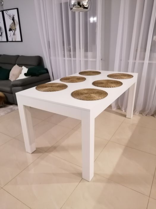 Stół Wenus  biały rozkładany 90x160(rozklada sie do 300) Szynaka Meble