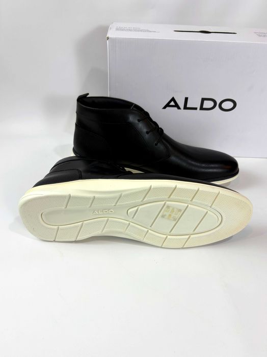 Чоловічі шкіряні напівчеревики туфлі на шнурівці ALDO Clinton 47 розмір
