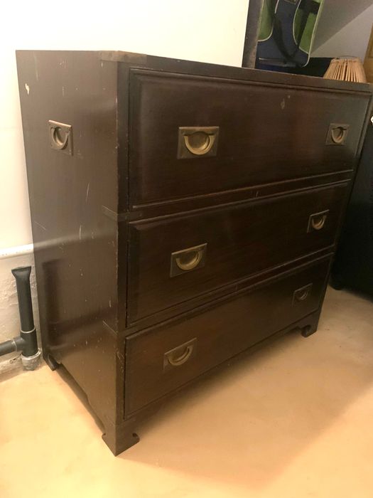 Cómoda em Madeira Estilo Navy